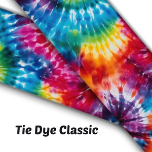 1" Wide Tie Dye Printed BioThane® Quick Release Taper Down Collar