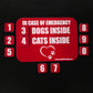 In Case of Emergency Pet Signs