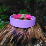 Load image into Gallery viewer, 1&quot; Wide Tapered Down Quick Release Biothane Collar - Get Dirty Pet Gear
