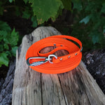 Load image into Gallery viewer, 1/2&quot; Wide Adventure Carabiner Biothane Long Line - Get Dirty Pet Gear
