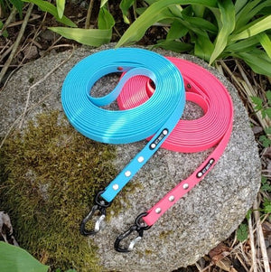 5/8" Wide Adventure Carabiner Biothane Long Line - Get Dirty Pet Gear