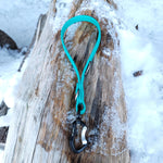 Load image into Gallery viewer, 5/8&quot; Wide Adventure Carabiner Biothane Traffic Leash - Get Dirty Pet Gear
