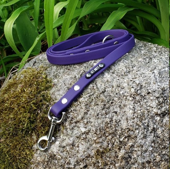 5/8" Wide Traditional Bolt Snap Biothane Leash - Get Dirty Pet Gear